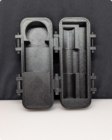 WHOLESALE PACK(30) -Travel Case for Puffco Pivot: Holds Pivot, Hot Knife, Jar & Qtips: Holds Pivot, Hot Knife, Jar & Qtips