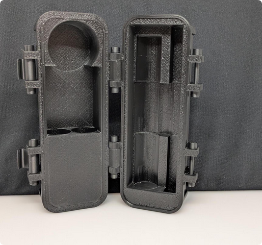 WHOLESALE PACK(30) -Travel Case for Puffco Pivot: Holds Pivot, Hot Knife, Jar & Qtips: Holds Pivot, Hot Knife, Jar & Qtips