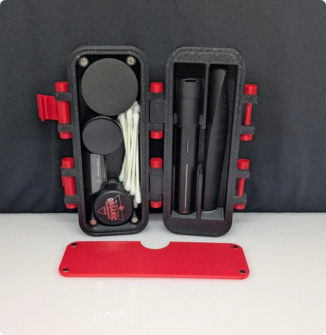 Travel Case for the Puffco Pivot: Hot Knife, Qtip & Jar Holder